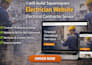 build squarespace electrician website electrical contractor service website